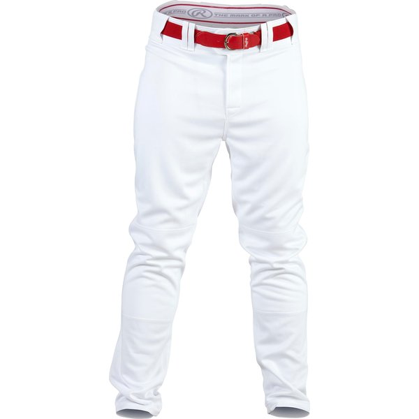 Rawlings PRO 150 Series Game/Practice Baseball Pant | Adult Medium | White| Relaxed Fit
