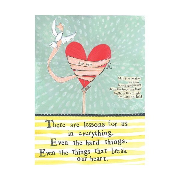 7Magic Curly Girl - SSJH90 - HOLD TIGHT greeting card