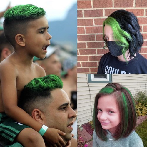Temporary Hair Color Chalk for Kids, Hair Wax Color, 4.23 Ounces Hair Dye for 4 5 6 7 8 9 Year Old Girl Gifts, Birthday, Party, Cosplay DIY, Carnival, Halloween, Christmas (Green)