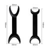 8 Pcs T-Shape Black Intraoral Cheek Lip Retractor Double Head Mouth Opener for Teeth Whitening Dental Orthodontic Tool Surgical Retractor