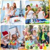 Rubber Ducks Kits 30 Pcs Assorted Rubber Duckies with 30 Pcs Duck Tags and 40 Pcs Rubber Bands with Duck Bag Random Jeep Ducks for Car Ducking Decor, Baby Bath & Pool Toys, Party Favors
