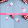 Beaupretty Hair Styling Accessories Hair Dye Brush Salon Brush: 4Pcs Hair Tint Brush Hair Highlight Brush Salon Barber Professional Hair Coloring Applicator Brush White Home Tools