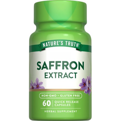 Nature's Truth Saffron Extract Capsules | 60 Count | Concentrated Extract | Non-GMO & Gluten Free Supplement