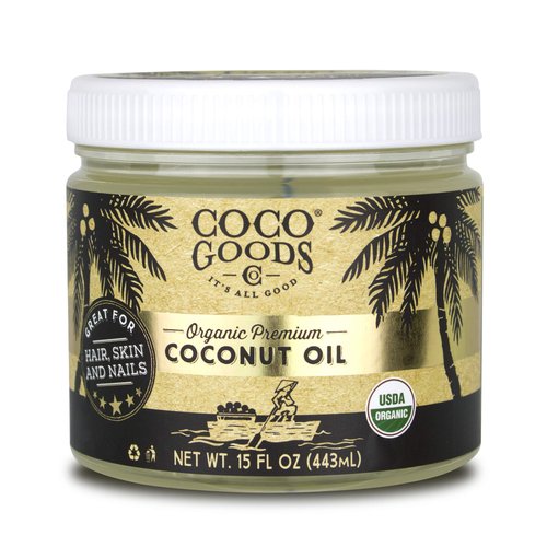 COCOGOODSCO Vietnam Single-Origin Organic Premium Coconut Oil, Centrifuge Extracted - Great for Hair and Nails Care, Skin Moisturizer (Home/Value Pack, 15 fl. oz Jar)