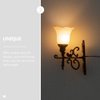 Yardwe 4pcs Dollhouse Led Wall Sconces 1: 12 Scale Wall Lamp Miniature Sconces Models Sand Table Lighting Toy Fairy Garden Lights for Dollhouse Landscape Decorations