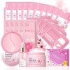 Skincare Set for Teenage Girls, Japan-Sakura Skin Care Products Set, Skin Care Sets & Kits, Cleanser, Toner, Serum, Cream, Sleep Mask,Eye Mask,Mud Mask,Lip Mask Beauty Products Daily Face Care 24PCS