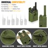 IronSeals Tactical Molle Adjustable Interphone Storage Bag Outdoor Sports Radio Pouch for Two Ways Walkie-talkie