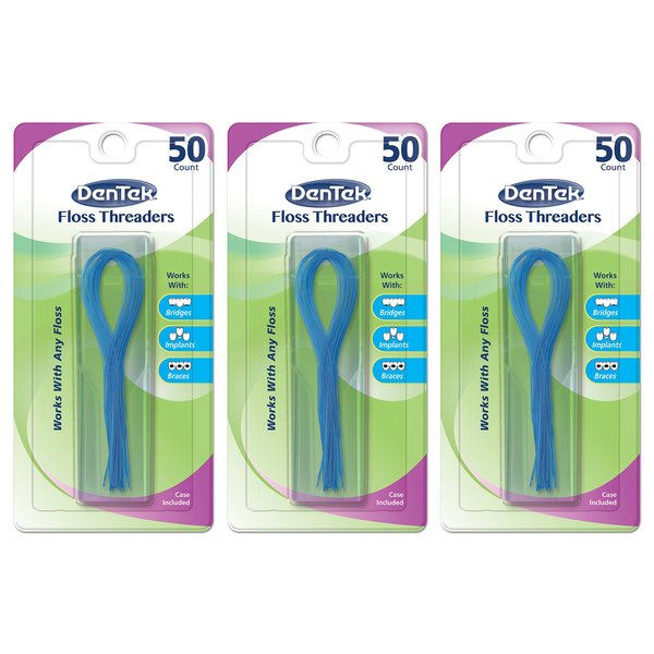 Dentek Floss Threaders 50 Count (3 Pack)
