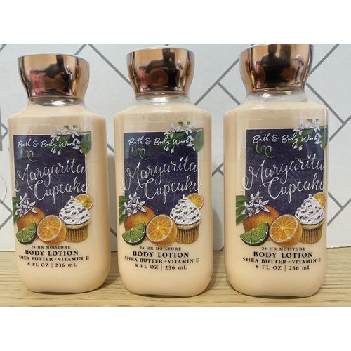 3 MARGARITA CUPCAKE BATH BODY LOTION 8 FL OZ