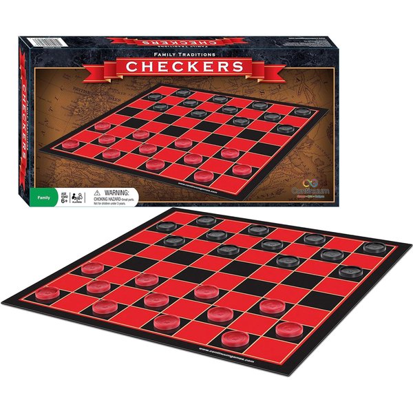 Continuum Games Checkers Family Traditions Board Games for 72 months to 1188 months