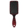 Black Spider Web Detangler Hair Brush Hairbrush for Kids Boys Girls, Glide Through Tangles with Ease and Massage Scalp, Smooth for All Hair Types (Wet Dry Thin Long Curly Hair)