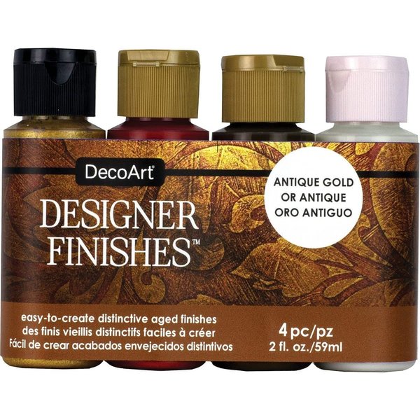 Deco Art DESIGNER SERIES PACK 4/PKG, us:one size, Rusted Metal