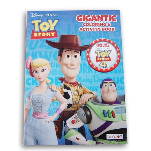 Toy Story 4 Gigantic 224 Page Coloring Book - 7.75 x 10.75 Inches