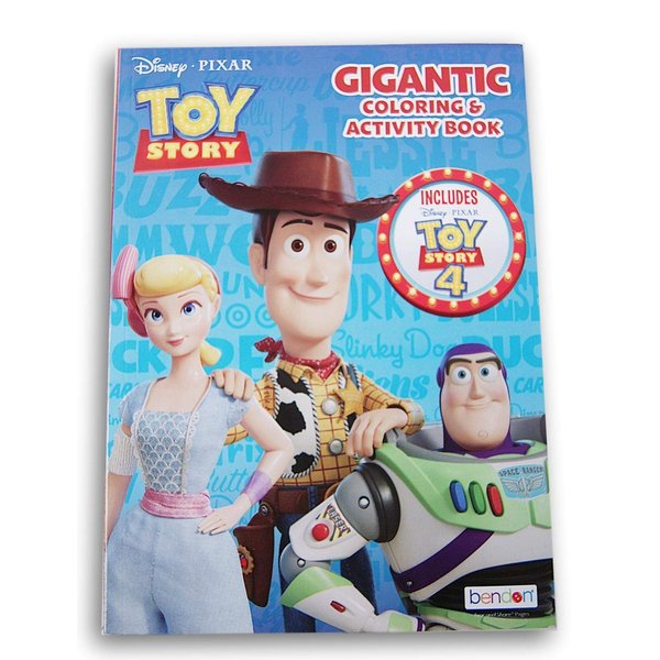 Toy Story 4 Gigantic 224 Page Coloring Book - 7.75 x 10.75 Inches