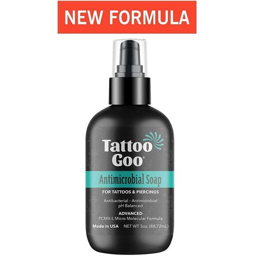 Tattoo Goo Deep Cleansing Soap Piercing Aftercare 3oz Foam New formula