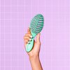 Wet Brush Speed Dry Hair Brush, Green - Go Green Detangler - Vented Design & Ultra Soft HeatFlex Bristles - Ergonomic Handle Manages Tangle & Uncontrollable Hair - Pain-Free Hair Accessories