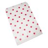CuteBox Flat Paper Red Polka Dot White Gift Bags (5" x 7") for Merchandise, Crafts, Party Favors, Retail, Handmade Goods, Arts and Crafts, Outdoor Events, Holidays, Weddings 300pc