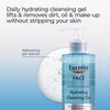 Eucerin Face Gentle Cleansing Hydrating Cleansing Gel, Daily Face Wash and Makeup Remover with Hyaluronic Acid, 13.5 Fl Oz Bottle
