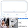 MY BEAUTY LIGHT LED Vanity Lights Strip for Mirror, 6000K Bright Daylight White Vanity Mirror Lights, 4.92FT Dimmable Makeup Light, ELT Approval 24V Stick on Lights for Mirror