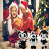 3pcs Anime Plush Toys Bendy Doll Cute Game Horror Plush Soft Stuffed Animals Plush Toys for Kids and Game Fans