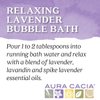Aura CACIA Relaxing Lavender Bubble Bath, 13 OZ