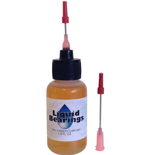 Liquid Bearings, 100%-Synthetic Oil for All 1/32 Scale Slot Cars, Makes Cars Faster!!