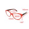 ColorViper basic cateye women reader spring hinge Reading Glasses 52m-17mm-140mm (red tortoise, 2.25)