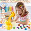RNGODO Drawing Projector for Kids, Trace and Draw Projector Toy for Toddler Girls & Boys, Learning Art Children Drawing Projection with 72 Stencils and 12 Markers and 1 Art Book