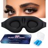 Eye Mask for Lash Extensions, Eye Mask for Sleeping, Soft Breathable Eyelash Sleeping Mask for Extensions with Adjustable Elastic Strap for Flight Nape