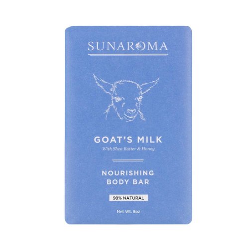 SUNAROMA Soap - 8.5oz (Goat*s Milk with Shea Butter and Manuka Honey)