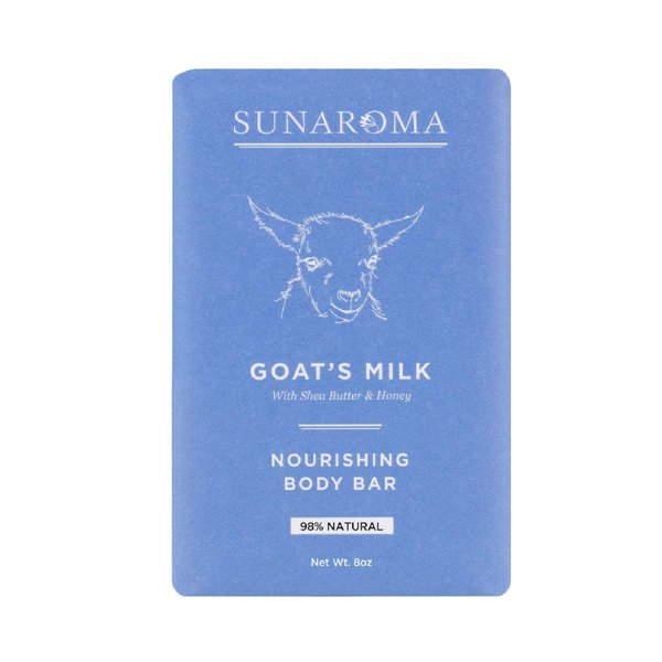 SUNAROMA Soap - 8.5oz (Goat*s Milk with Shea Butter and Manuka Honey)