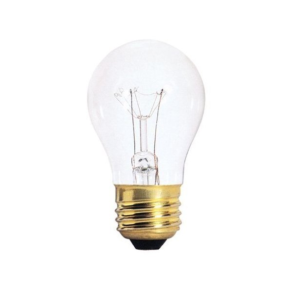 Bulbrite 40A15C 40-Watt Incandescent A15 Appliance Bulb, Clear - 2 Pack
