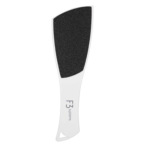 F3 Systems S-Line Emery Foot file, Colossal Double-Sided Pedicure Tool, Effective for Cracked Heel, Ergonomic Design for Easy Grip