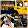 Rubber Ducks Kits 30 Pcs Assorted Rubber Duckies with 30 Pcs Duck Tags and 40 Pcs Rubber Bands with Duck Bag Random Jeep Ducks for Car Ducking Decor, Baby Bath & Pool Toys, Party Favors