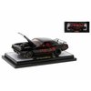 M2 1971 Plymouth Hemi Barracuda Black Metallic with Red Interior Voodoo by Lunati Limited Edition to 6650 Pieces Worldwide 1/24 Diecast Model Car 40300-111B