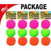 Stretchy Dough Ball (3 Balls) Fidget Toy Stress Balls for Adults and Kids. Neon Color Slow Rising Squishy Balls Autism Sensory Products. Stress Relief Toy Therapy Putty 401-3s
