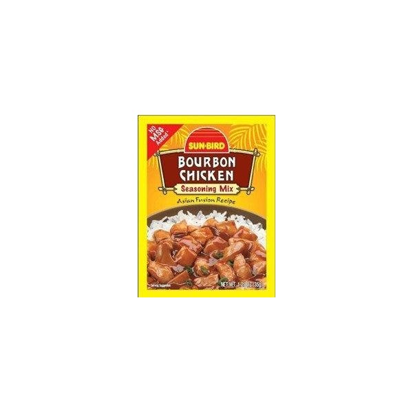 Sun-Bird Bourbon Chicken Seasoning Mix (1.25 oz Packets) 4 Pack