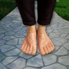 HELVAK White Elephant Gifts Christmas Gag Gifts Funny Slippers Feet slippers Jumbo Funny Bare Feet Hobbit Feet Costume Accessories Gag Gifts for Kids and Adult