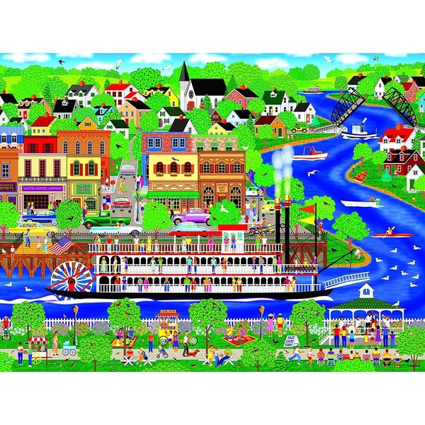 Cra-Z-Art - RoseArt - Home Country 1000PC - Lady of The River