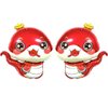 Cute Snake Balloons Chinese Red Snake Foil Balloons Chinese New Year Decorations 2025 Lunar New Years Eve Party Supplies 2 Pcs