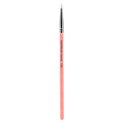 Bdellium Tools Professional Makeup Brush Pink Bambu Series - 706 Fine Point Eye Liner