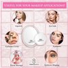 MIRRORVANA 20X & 15X Magnifying Mirror Set Combo with 3 Suction Cups Each - Compact & Travel Ready - 6-Inch and 4-Inch Wide