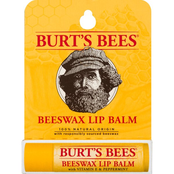 Burt's Bees 100% Natural Lip Balm, Beeswax Blister Box, 0.15 Ounce