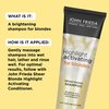 John Frieda Sheer Blonde Highlight Activating Brightening Shampoo, 8.45 Fluid Ounce, Shampoo for Blonde Hair, to Revive Dull Highlights w/Avocado Oil and Vitamin C, for Lighter Blondes