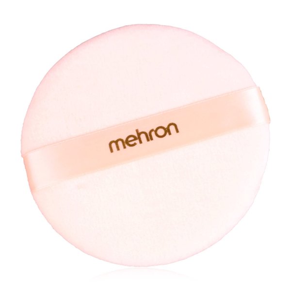 Mehron Makeup Round Professional Makeup Powder Puff, 4.75"