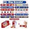 48 Medieval Knight 24PCS Medieval Knight Temporary Tattoos Sticker 24PCS Slap Bracelets Perfect for Themed Birthday Baby Showers or Classroom Rewards Ideal Decor and Gifts for Girls and Boys