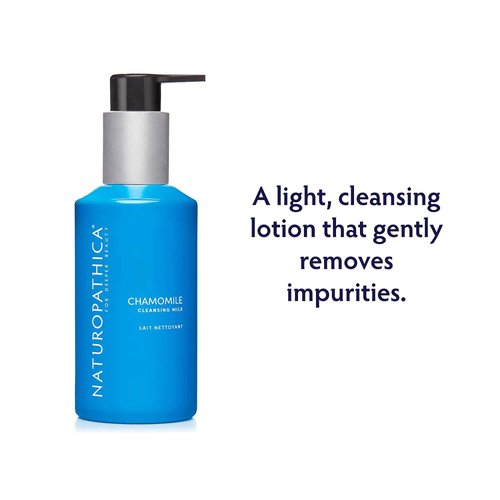 Naturopathica Chamomile Cleansing Milk, Gentle Facial Cleanser for Dry and Sensitive Skin, Antioxidant Rich Face Wash for Men & Women, 5 fl oz