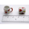 10 Love Coffee Mug Tea Cup Dollhouse Miniatures Food Kitchen