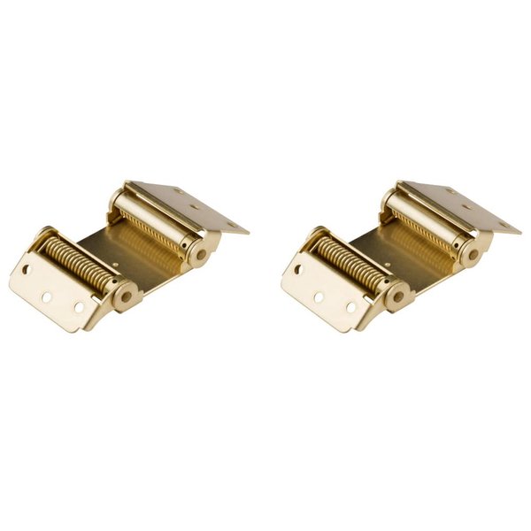 National Hardware N115-303 Spring Hinges, 3-Inch, Brass,2