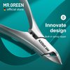MR.GREEN Cuticle Nippers Innovate Cuticle Scissors Built-in Spring Clippers Trimmer Dead Skin Remover Manicure Beauty Tool (Cuticle Nipper)
